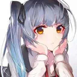 二次元高冷男生头像银发侧脸